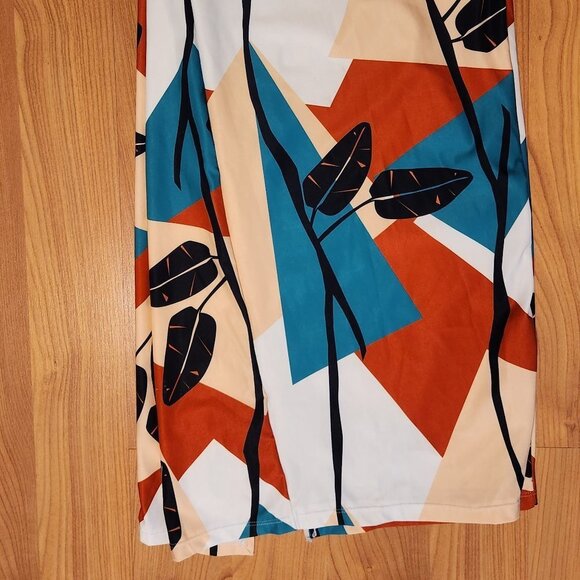 DeMillus Wide Leg Abstract Print Dress Pants || Med || EUC - Picture 10 of 15